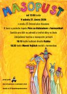 plakát Masopust v Zelenči