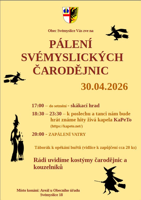 plakát čarodějnice